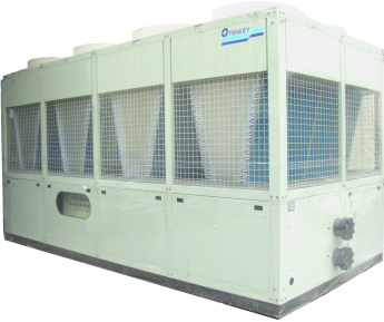 氣冷螺旋式冰水機組(上排型)